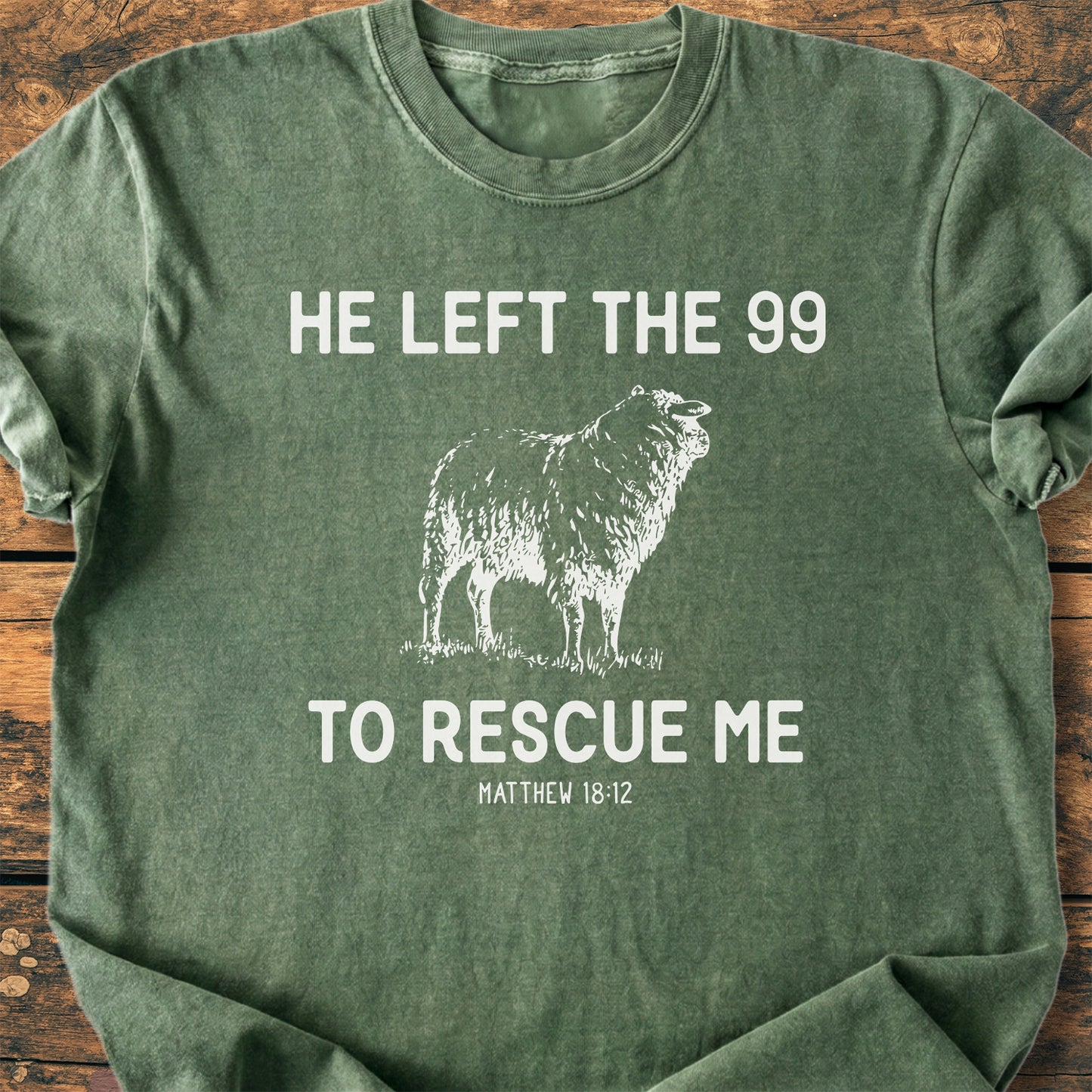 He Left The 99 - Premium Vintage Tee