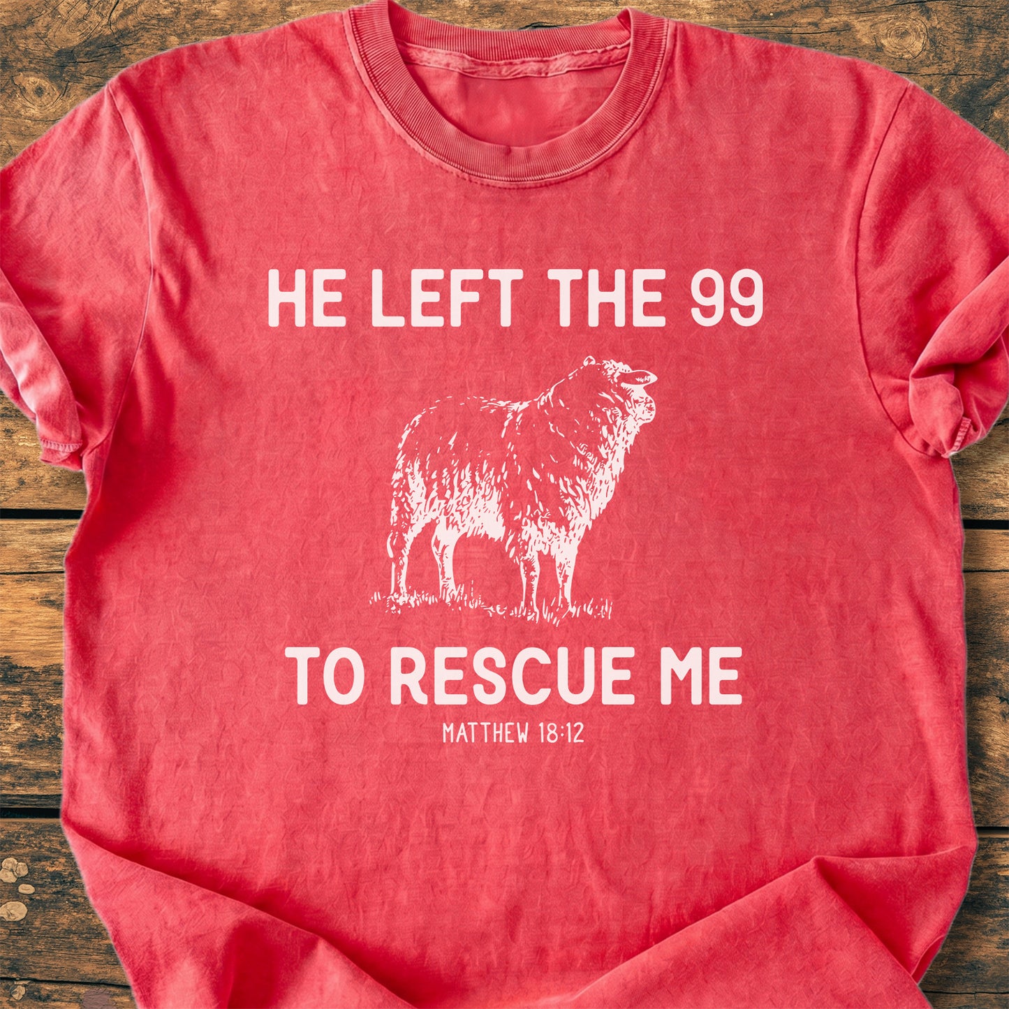 He Left The 99 - Premium Vintage Tee