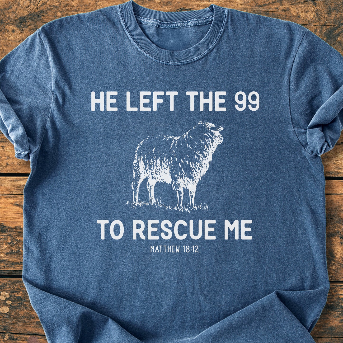 He Left The 99 - Premium Vintage Tee