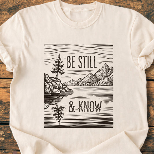 Be Still & Know - Premium Vintage Tee