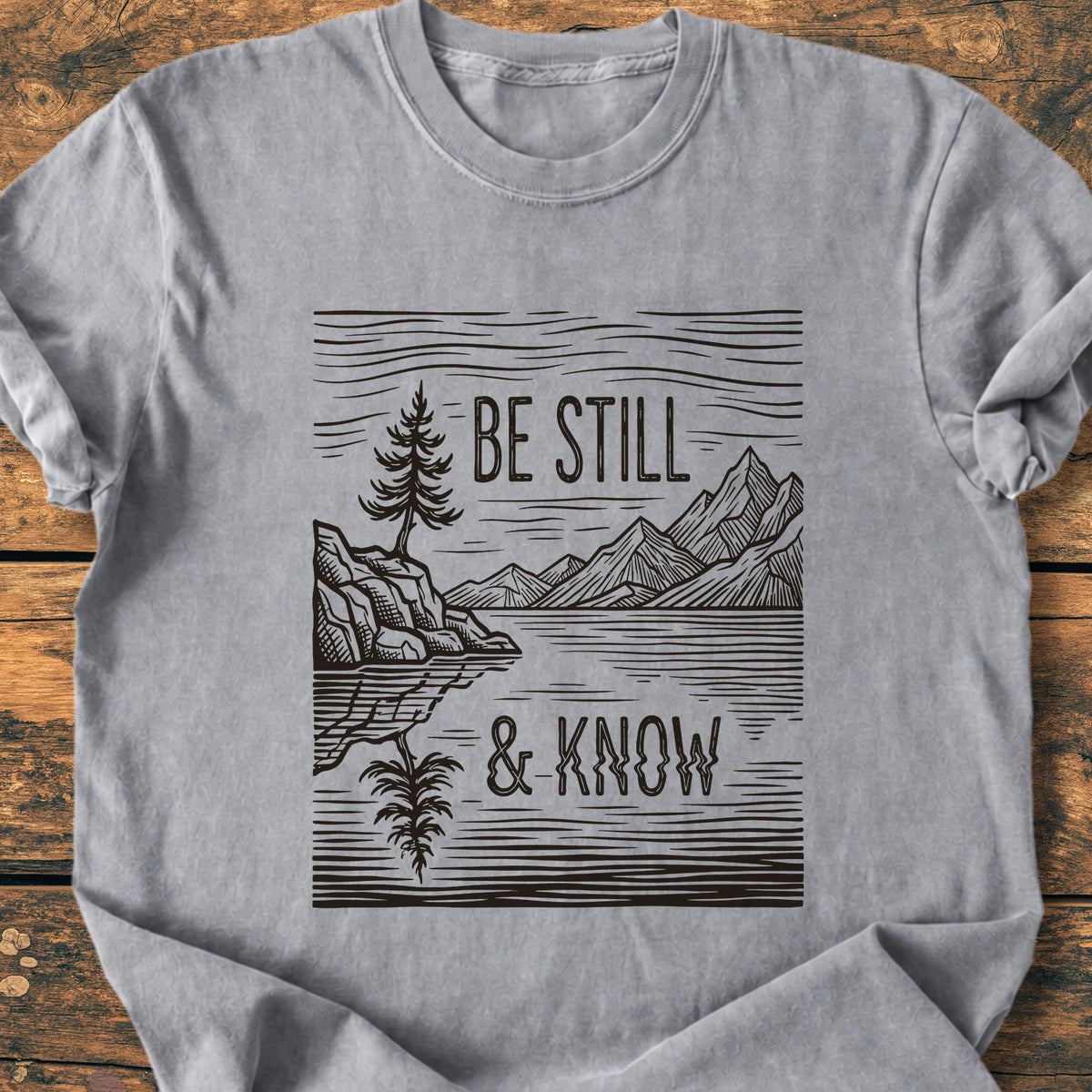 Be Still & Know - Premium Vintage Tee