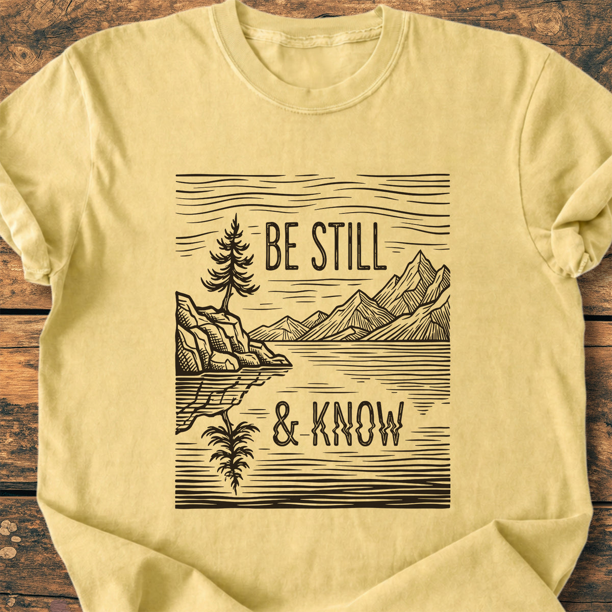 Be Still & Know - Premium Vintage Tee
