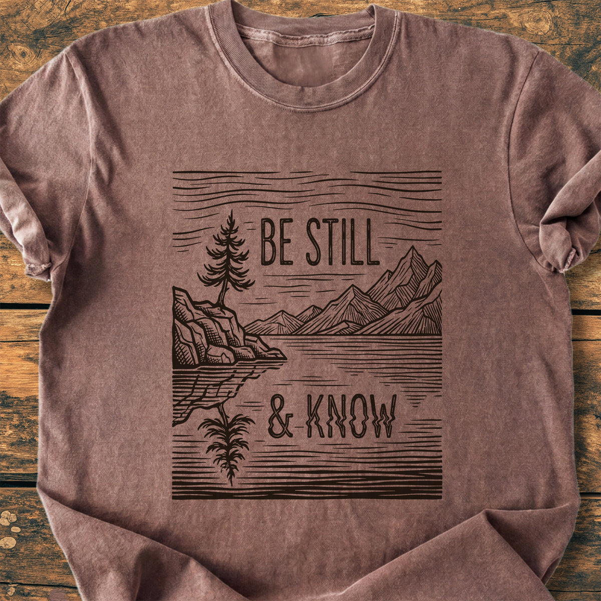 Be Still & Know - Premium Vintage Tee