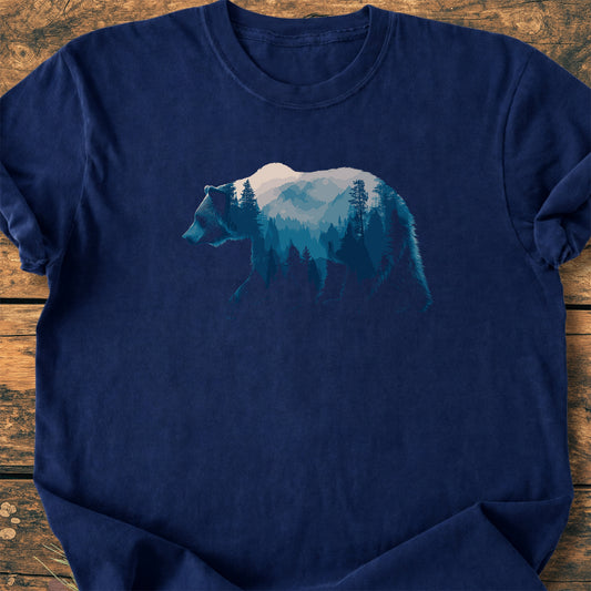 Grizzly Silhouette - Premium Vintage Tee