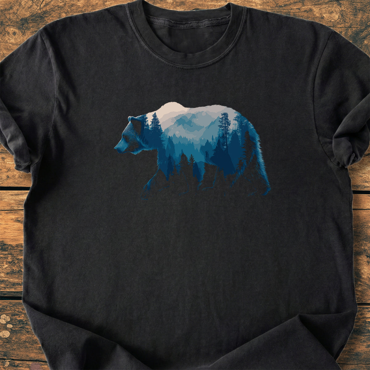 Grizzly Silhouette - Premium Vintage Tee