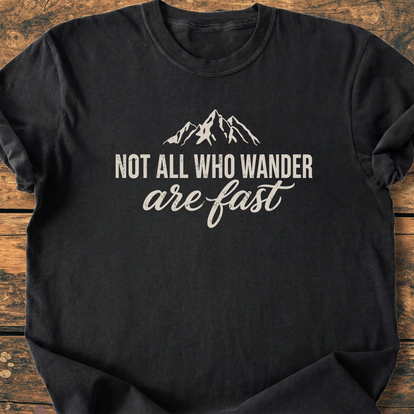 Not All Who Wander Are Fast - Premium Vintage Tee