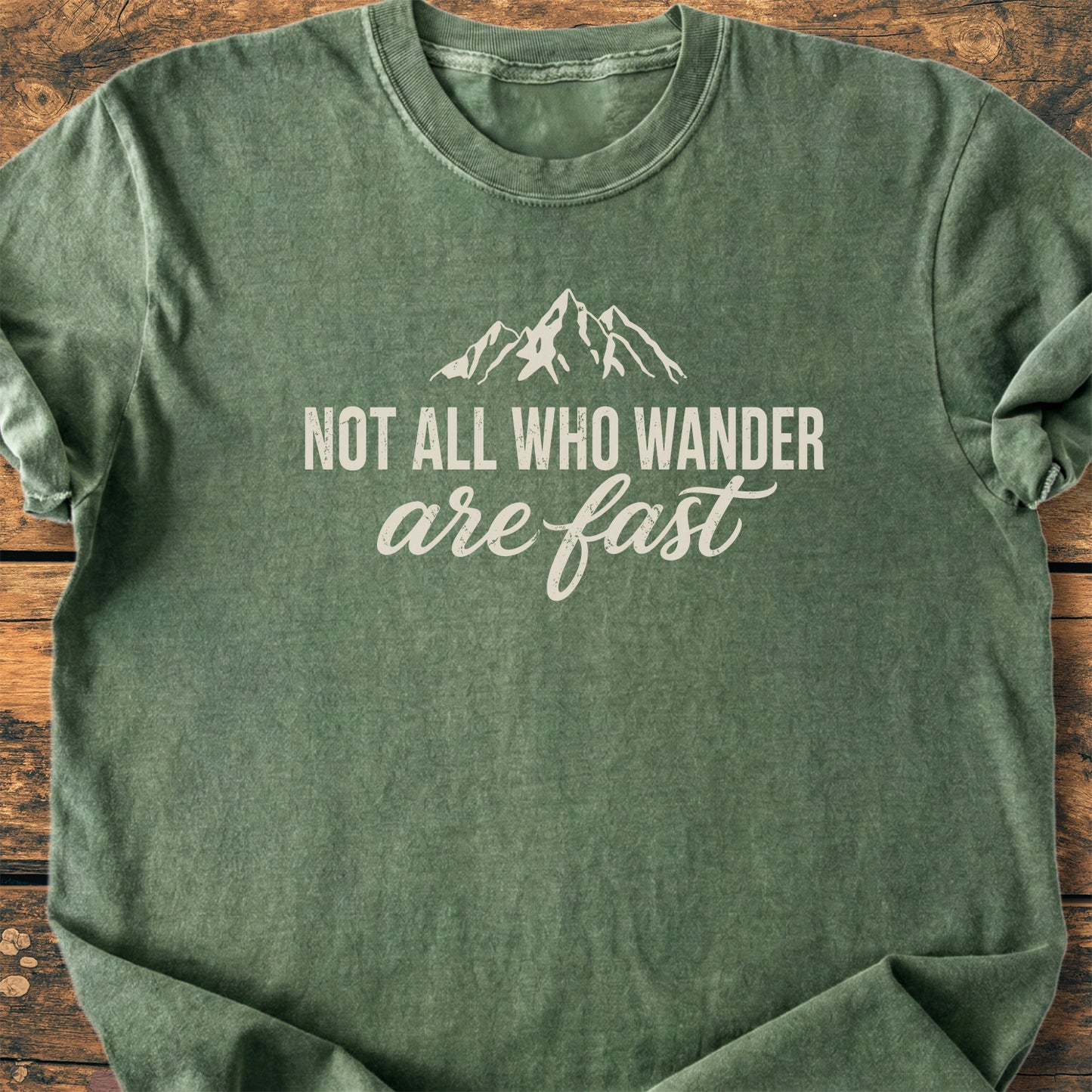 Not All Who Wander Are Fast - Premium Vintage Tee