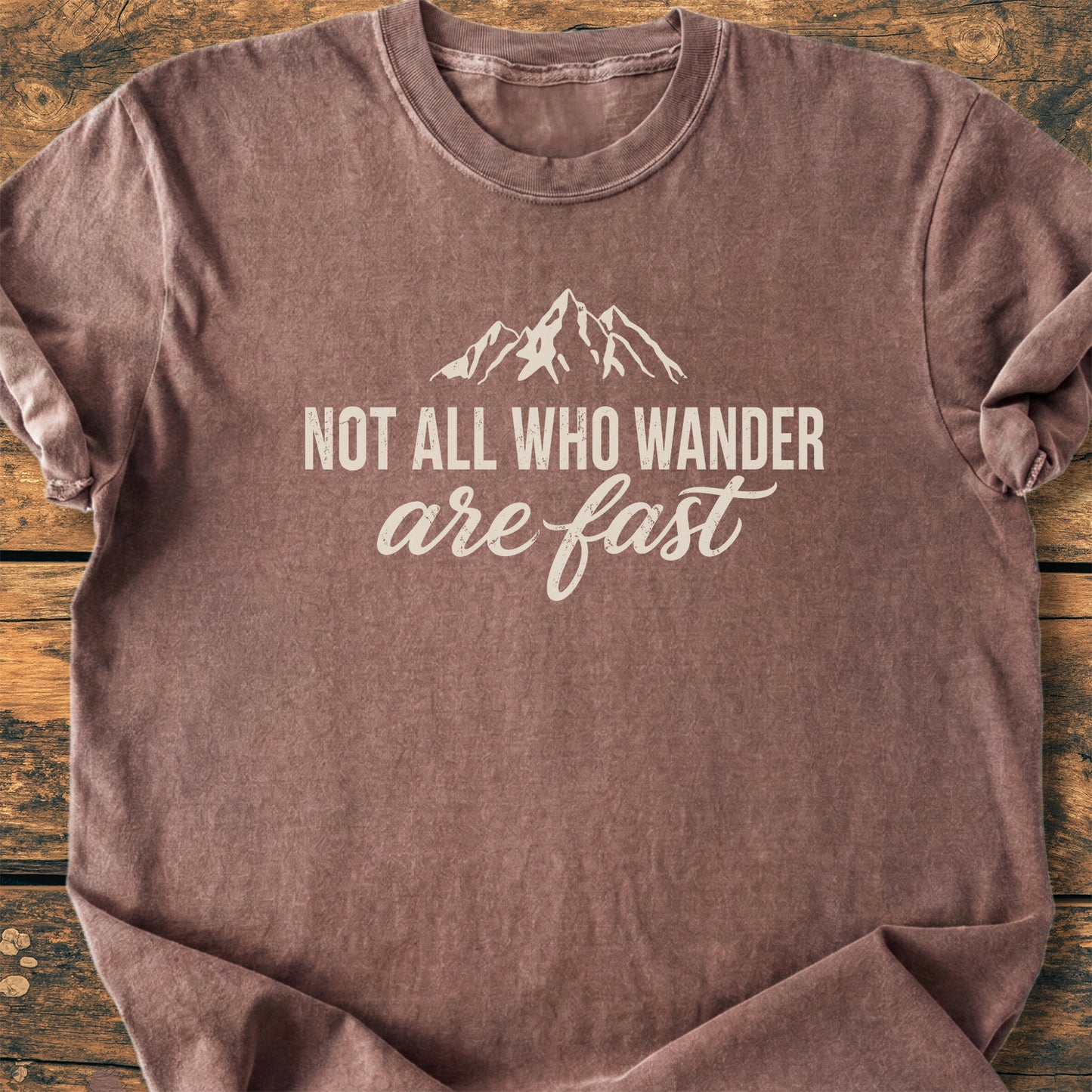 Not All Who Wander Are Fast - Premium Vintage Tee