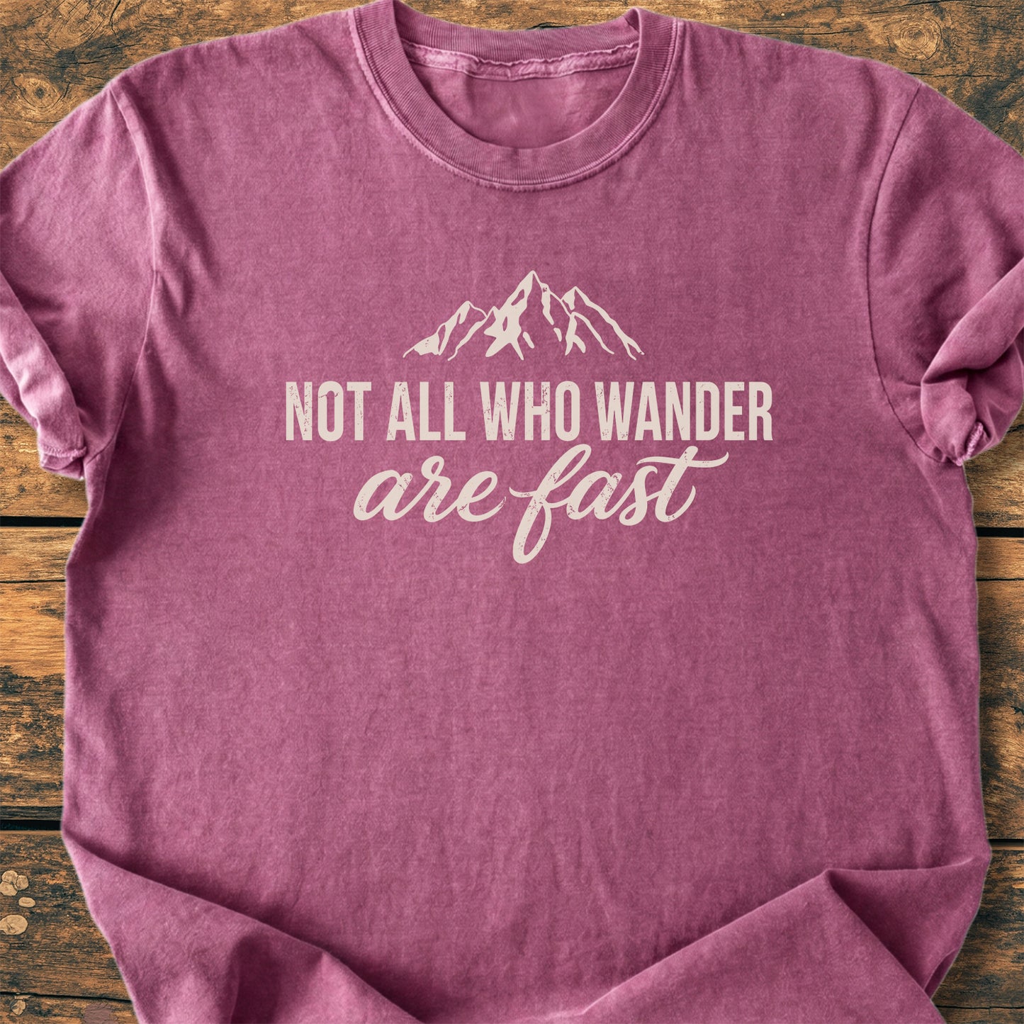 Not All Who Wander Are Fast - Premium Vintage Tee