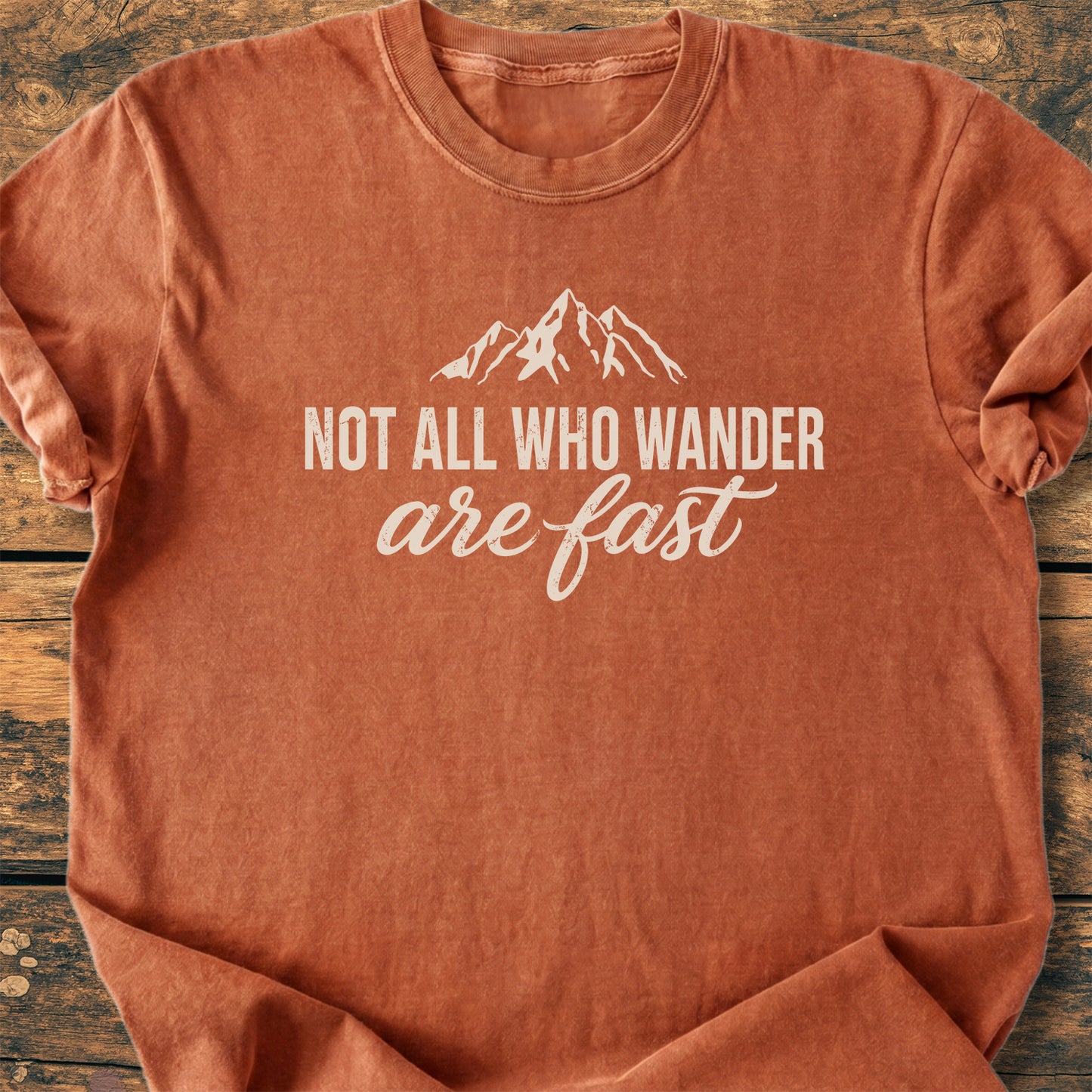 Not All Who Wander Are Fast - Premium Vintage Tee