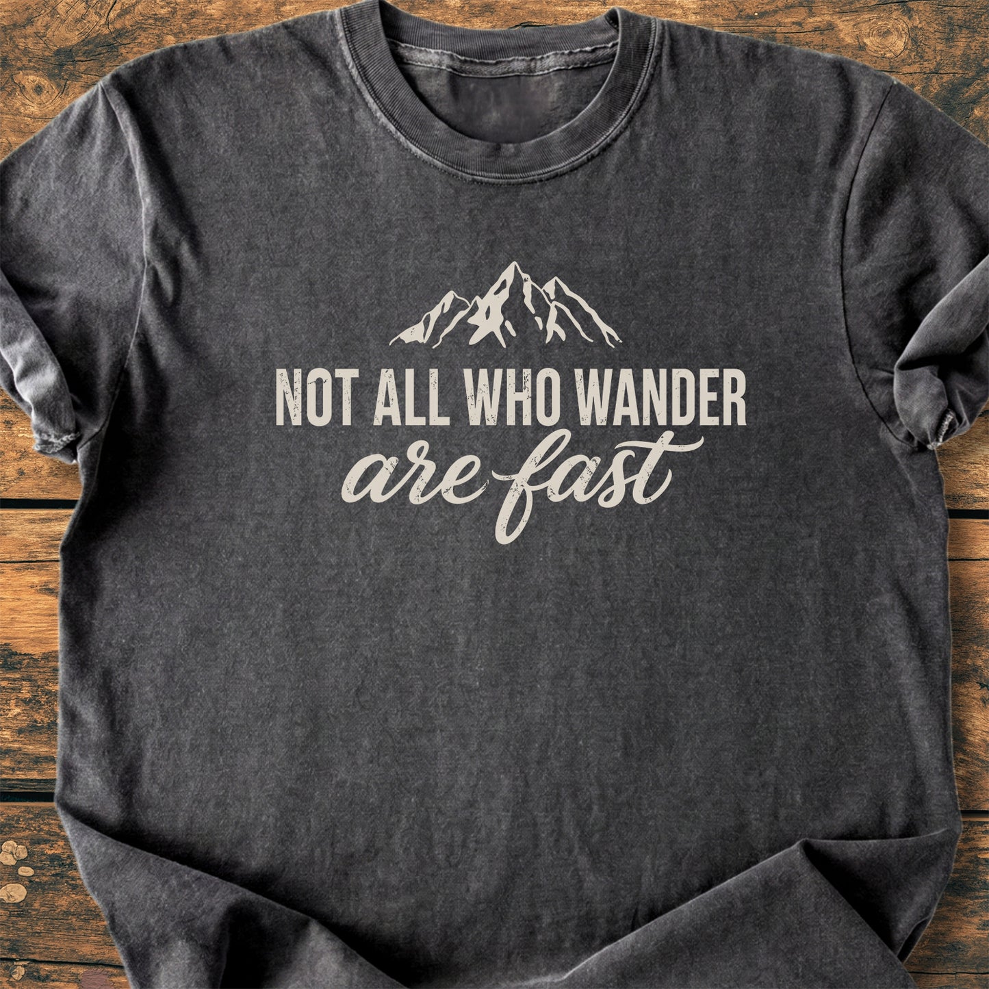 Not All Who Wander Are Fast - Premium Vintage Tee