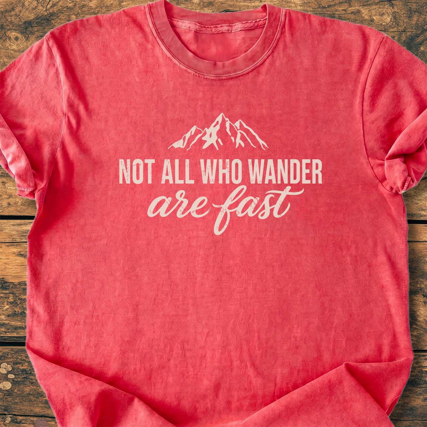 Not All Who Wander Are Fast - Premium Vintage Tee