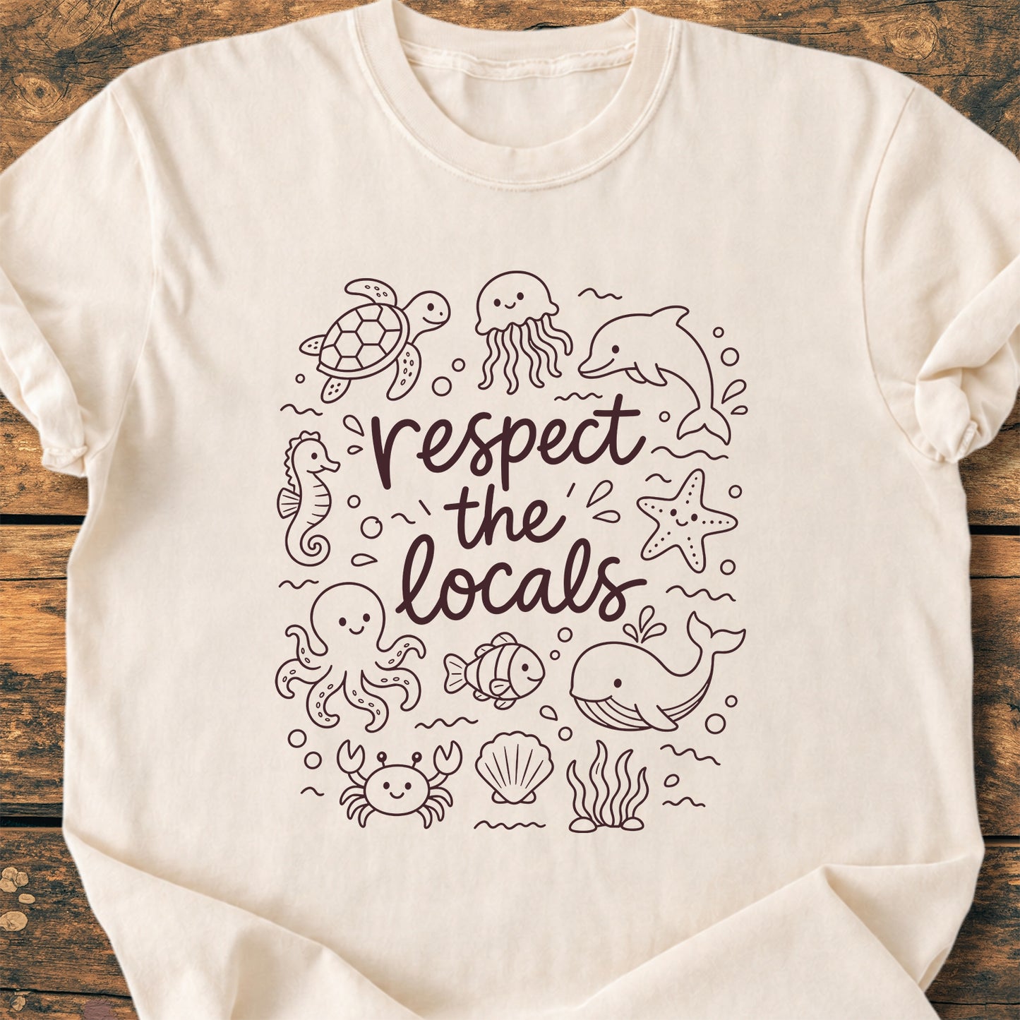 Respect The Locals  - Premium Vintage Tee