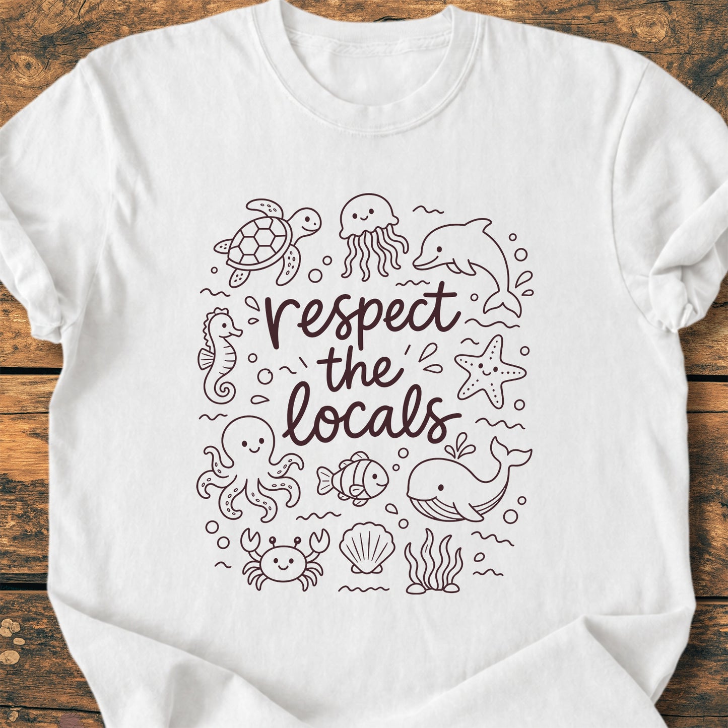 Respect The Locals  - Premium Vintage Tee