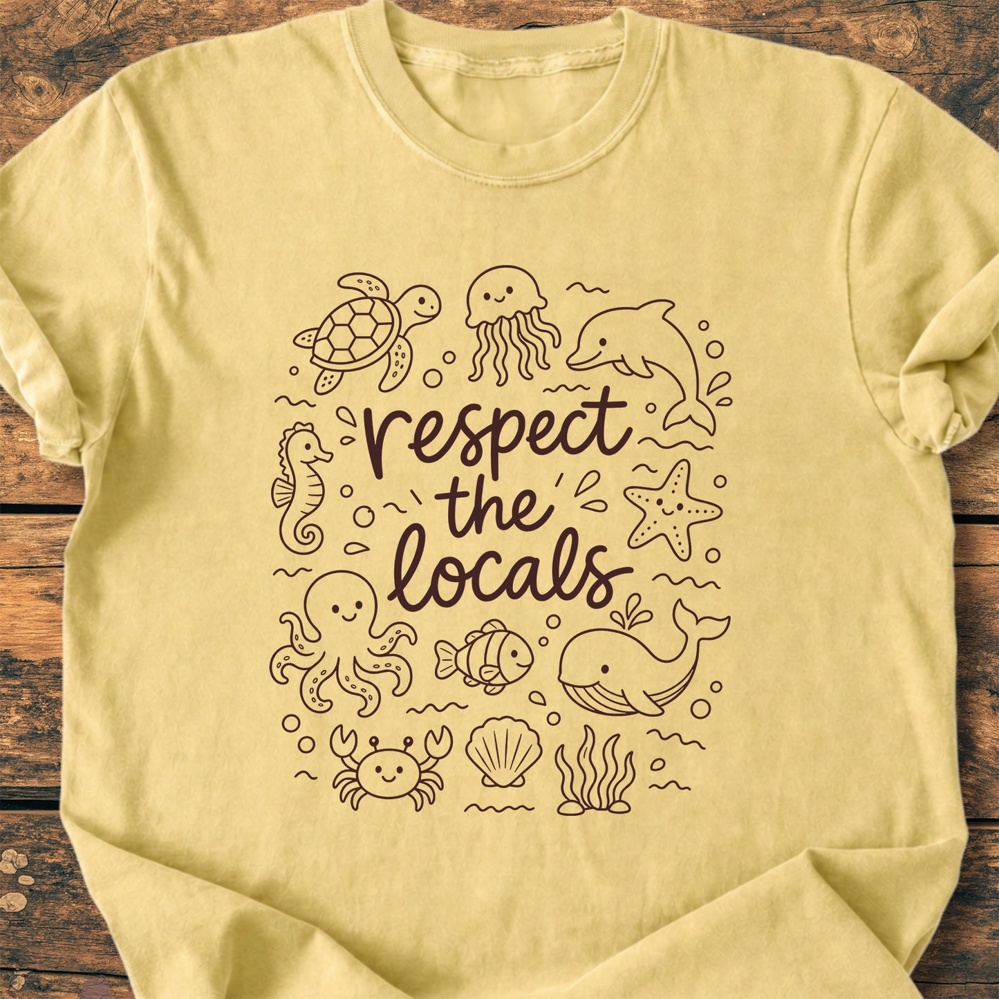 Respect The Locals  - Premium Vintage Tee
