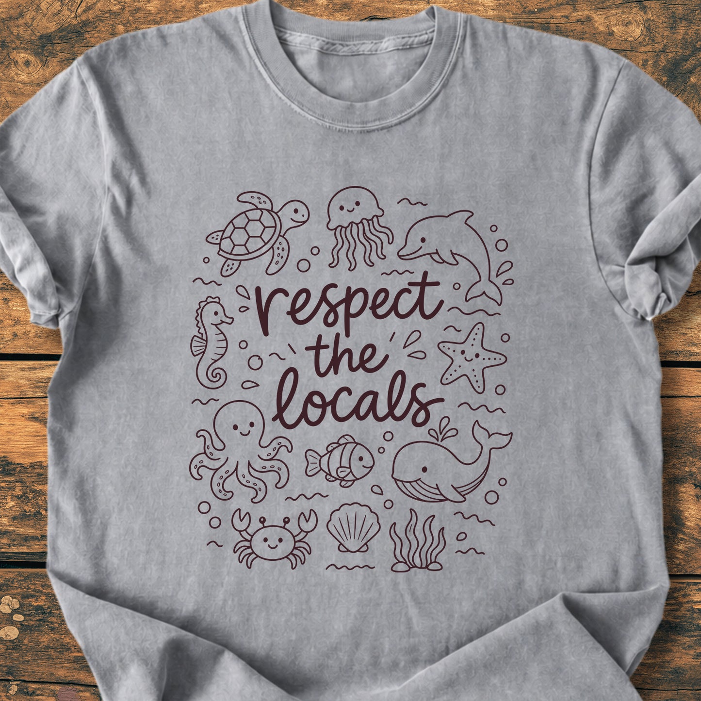 Respect The Locals  - Premium Vintage Tee