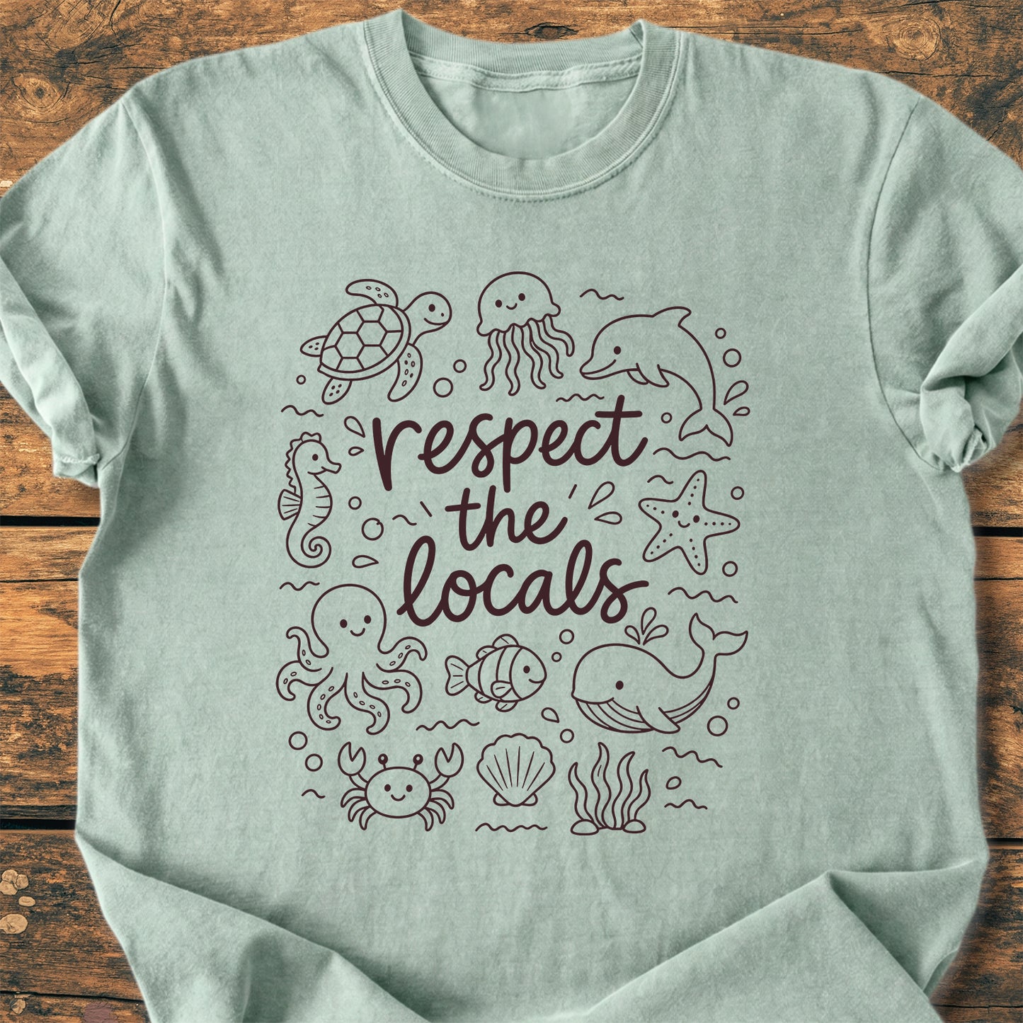 Respect The Locals  - Premium Vintage Tee