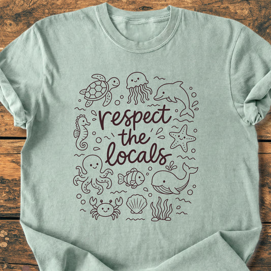 Respect The Locals  - Premium Vintage Tee