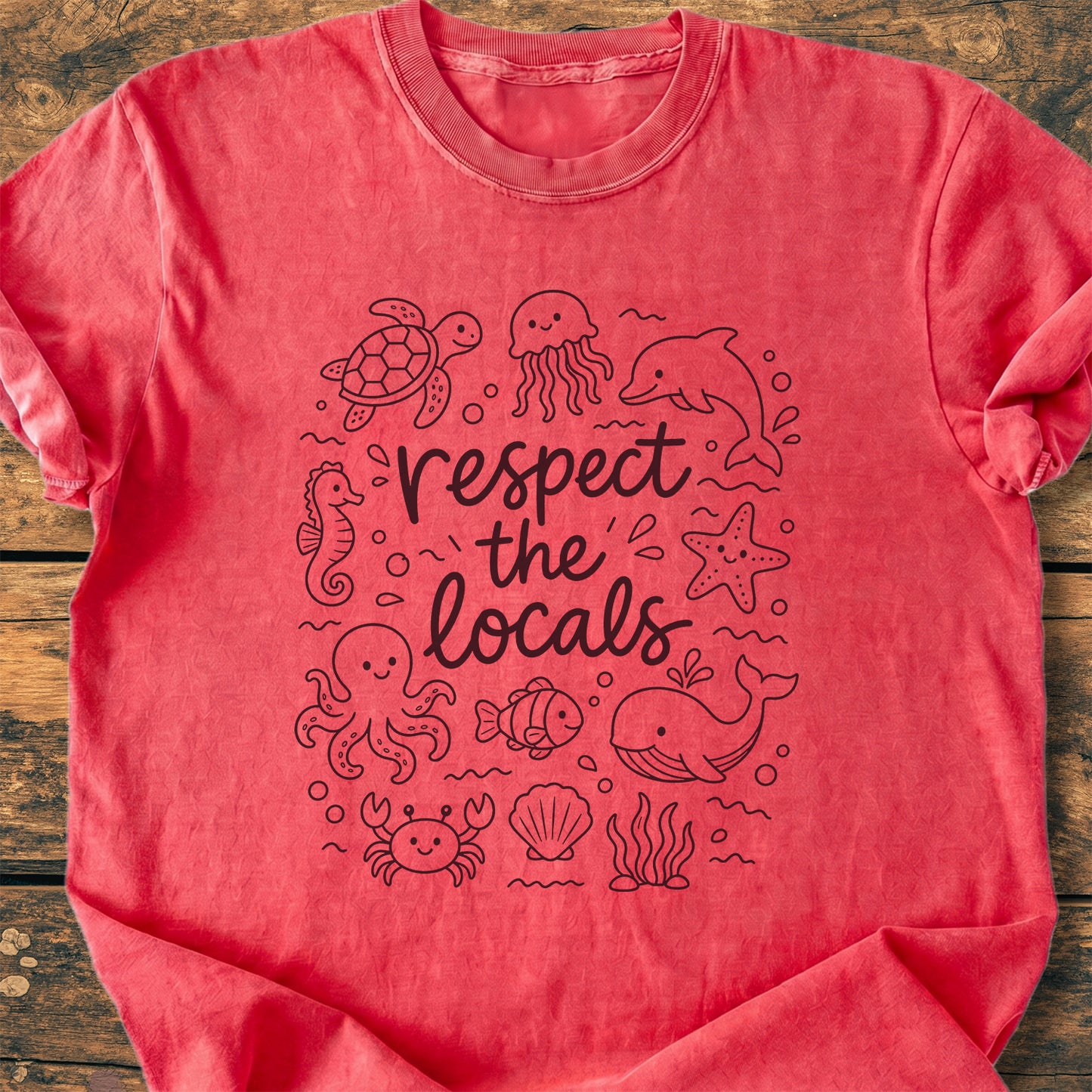 Respect The Locals  - Premium Vintage Tee