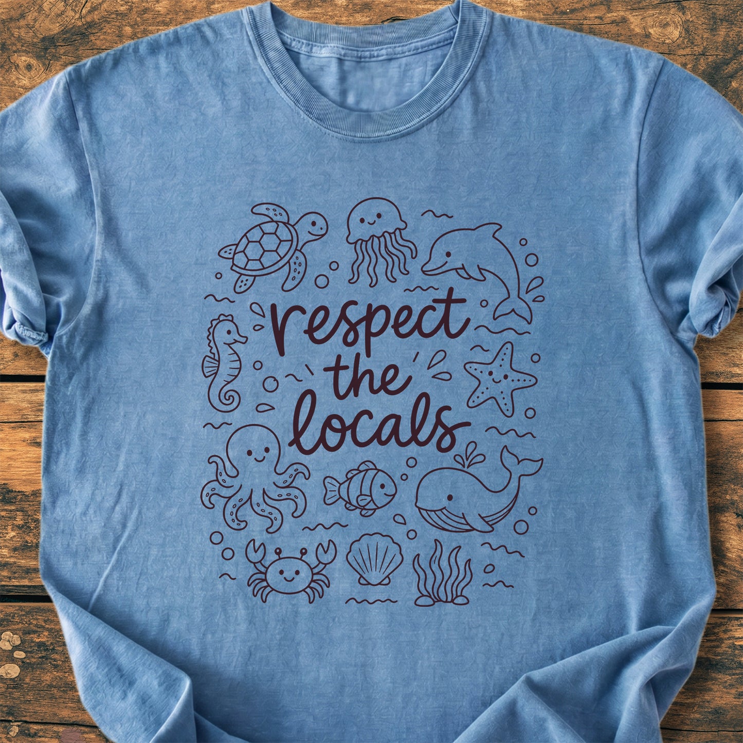 Respect The Locals  - Premium Vintage Tee