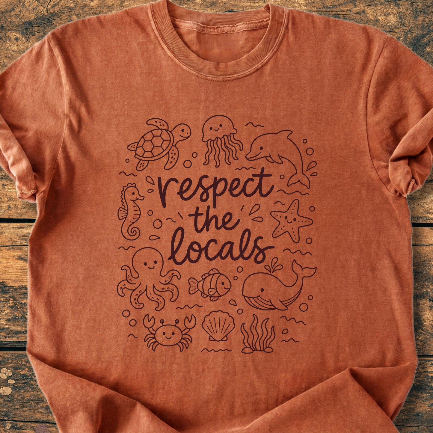 Respect The Locals  - Premium Vintage Tee