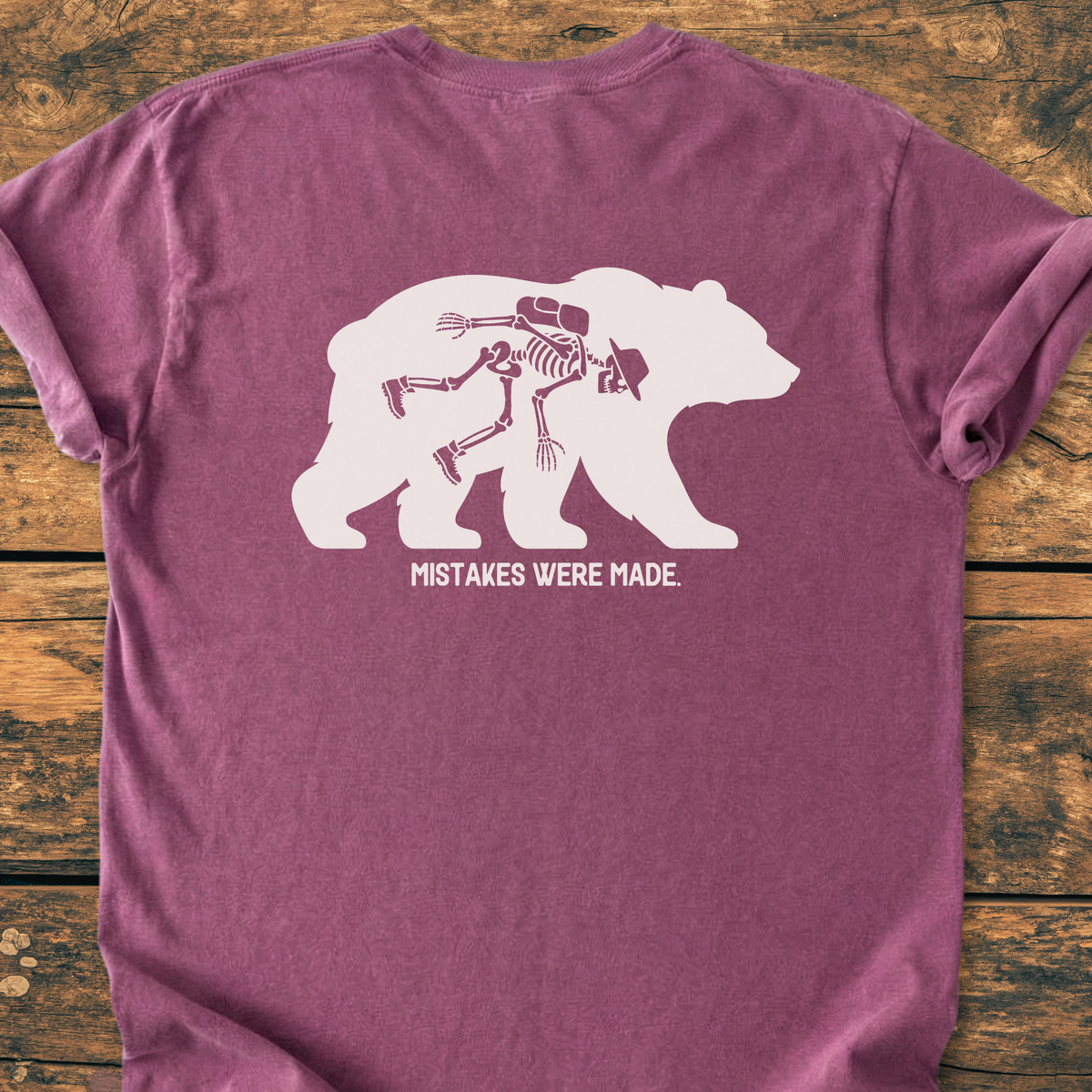 Mistakes Were Made. BACK PRINT - Premium Vintage Tee