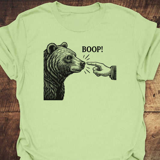 Boop! Vintage Bear Funny T-Shirt