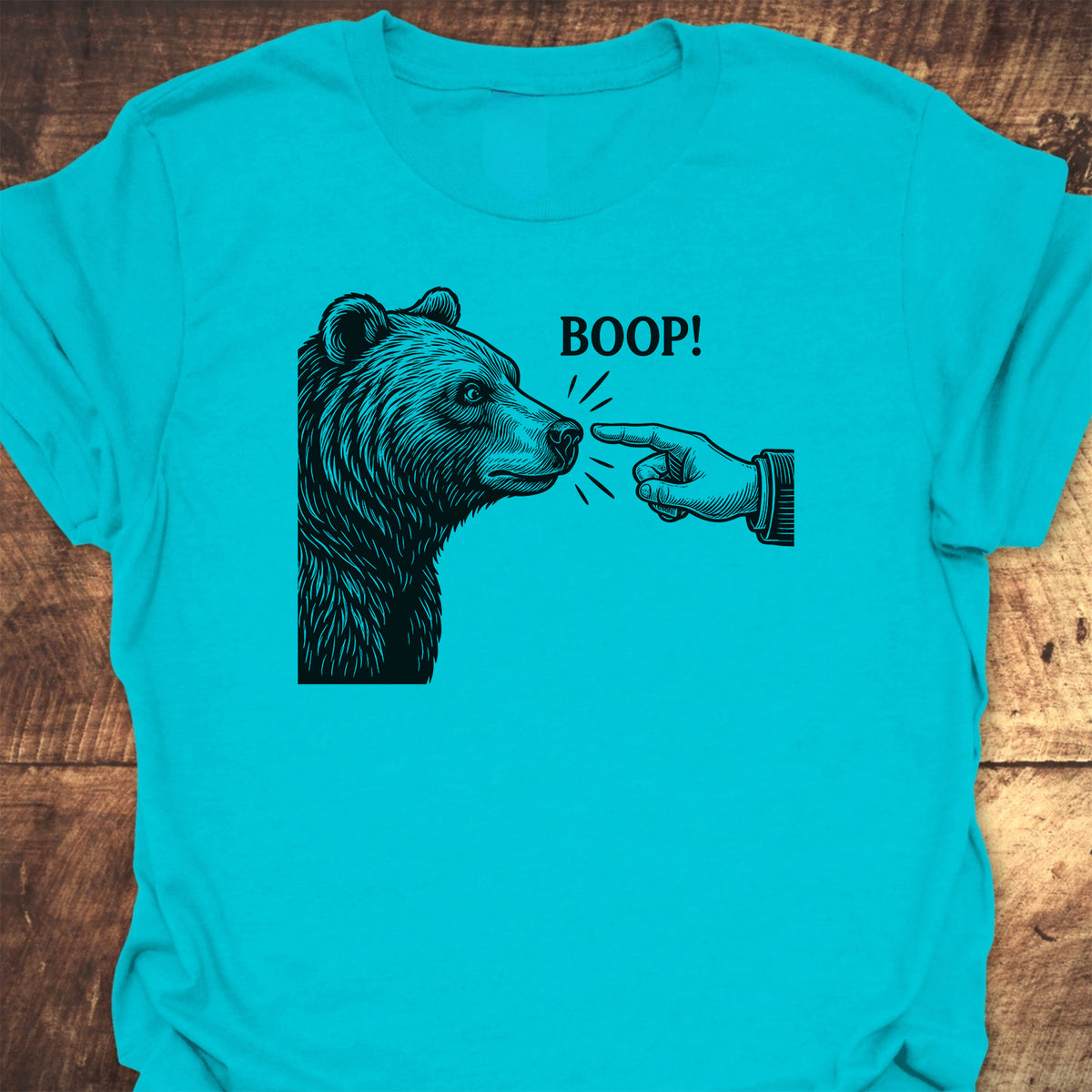 Boop! Vintage Bear Funny T-Shirt