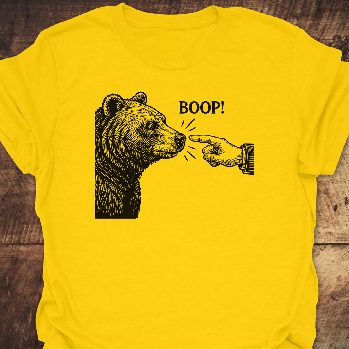 Boop! Vintage Bear Funny T-Shirt