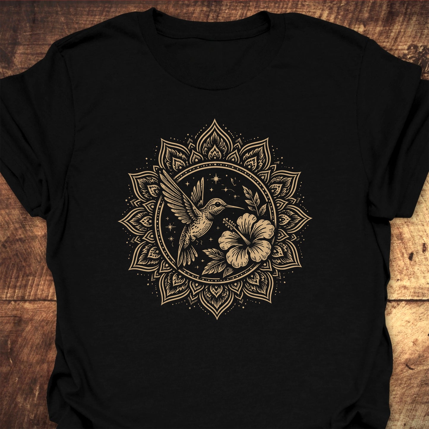 Celestial Hummingbird Mandala Classic T-Shirt