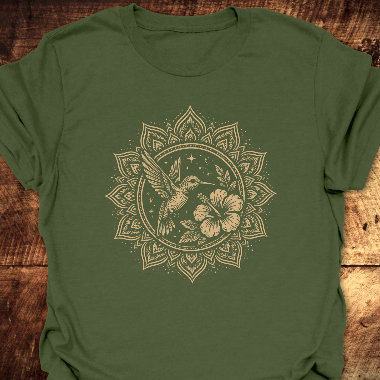 Celestial Hummingbird Mandala Classic T-Shirt