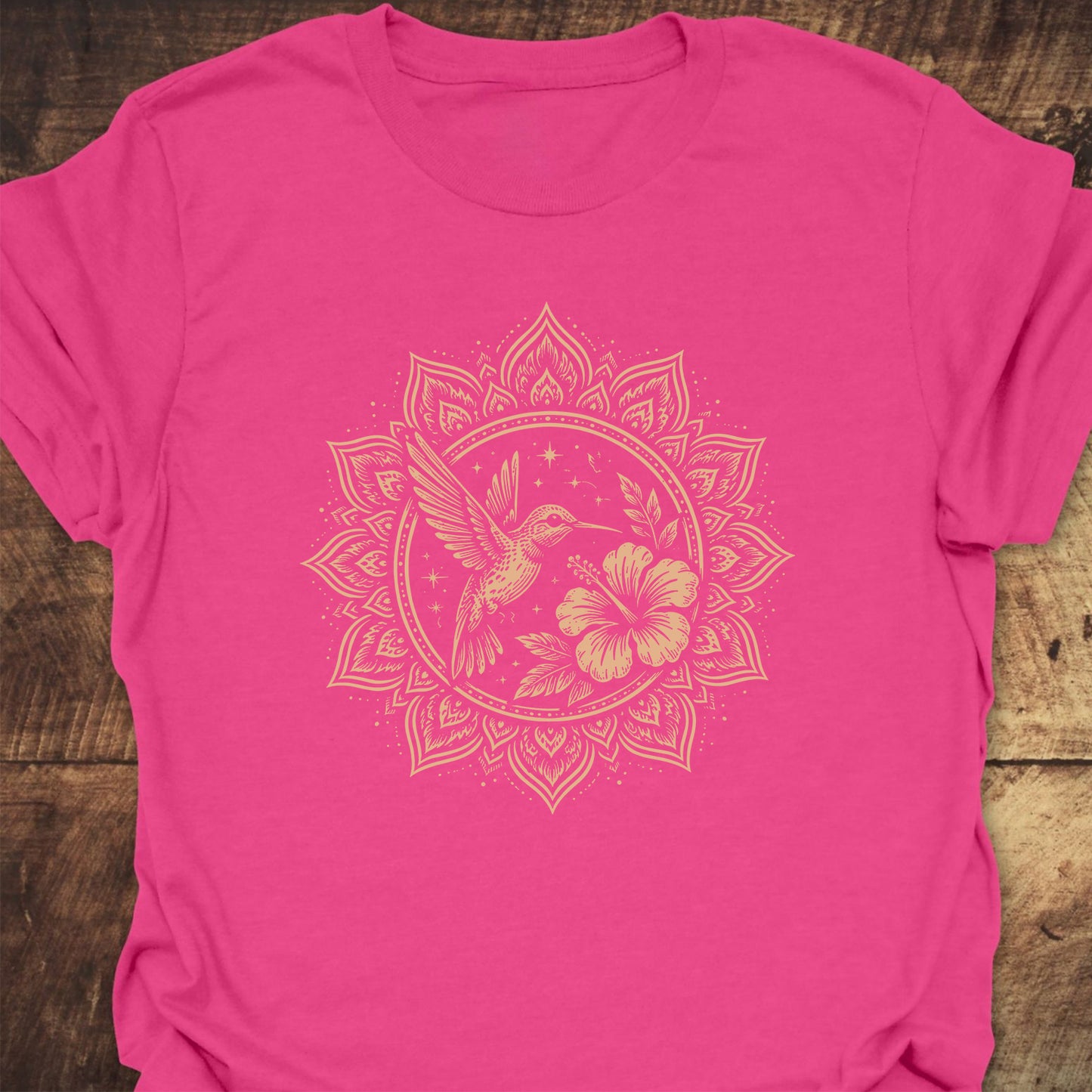 Celestial Hummingbird Mandala Classic T-Shirt
