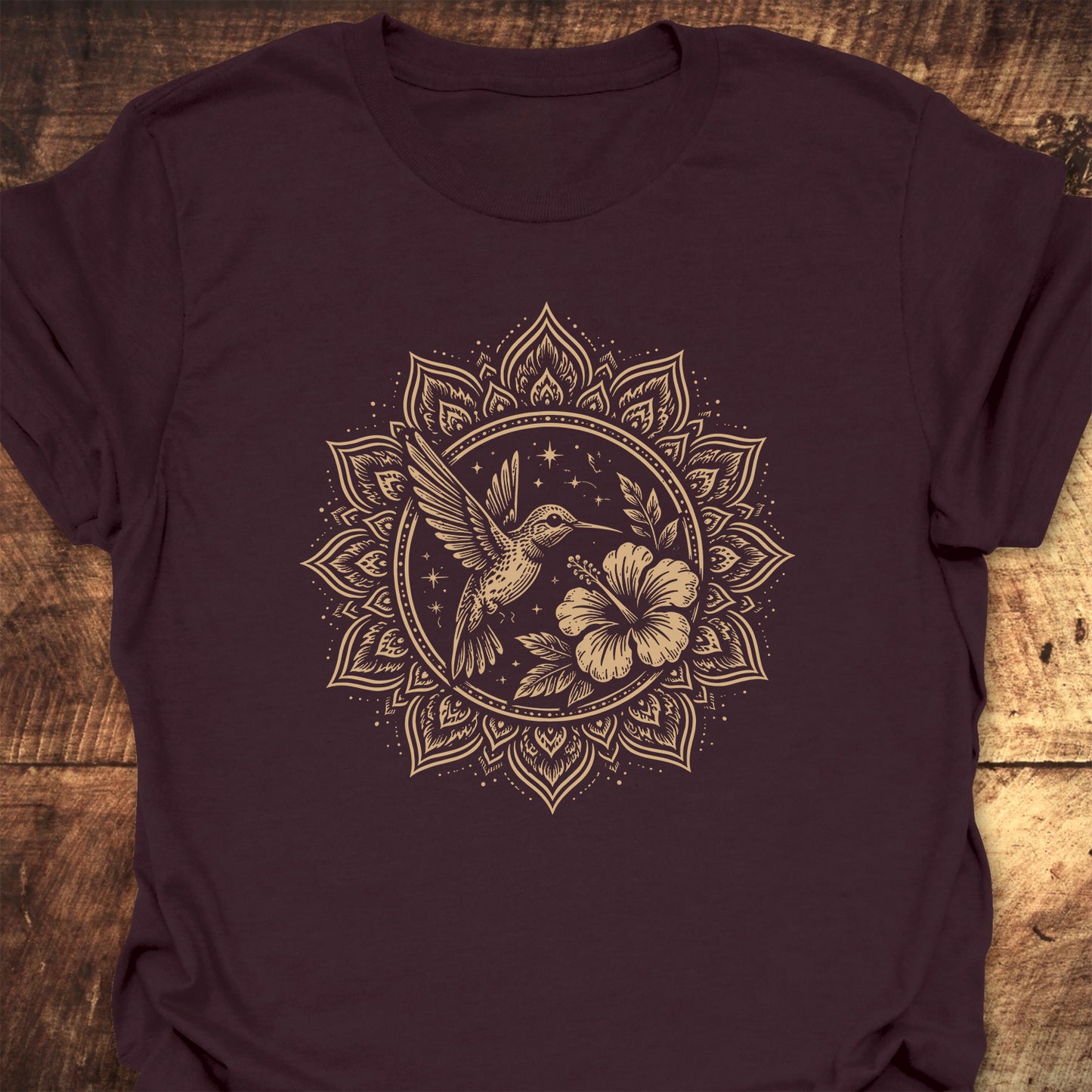 Celestial Hummingbird Mandala Classic T-Shirt