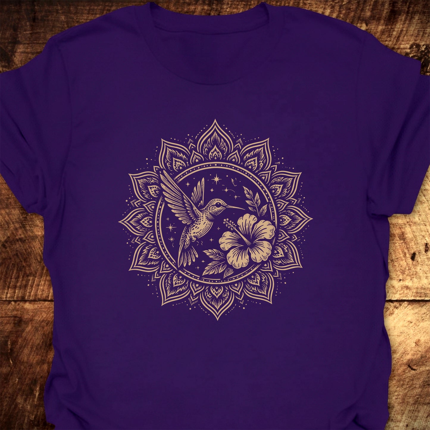 Celestial Hummingbird Mandala Classic T-Shirt