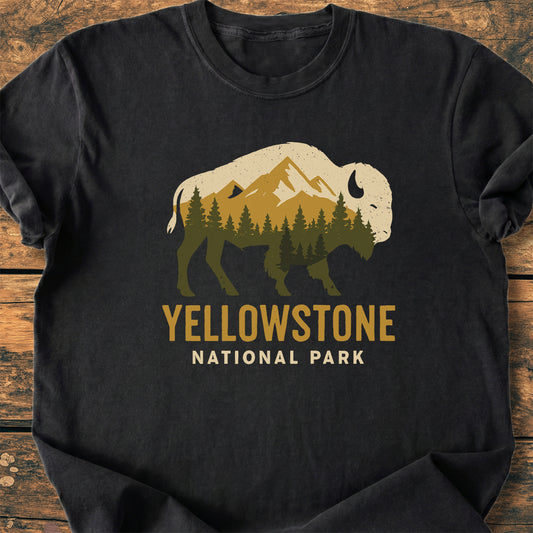 Yellowstone Bison - Premium Vintage Tee