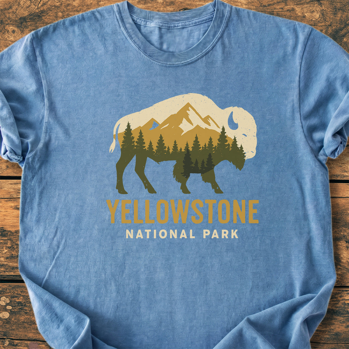 Yellowstone Bison - Premium Vintage Tee