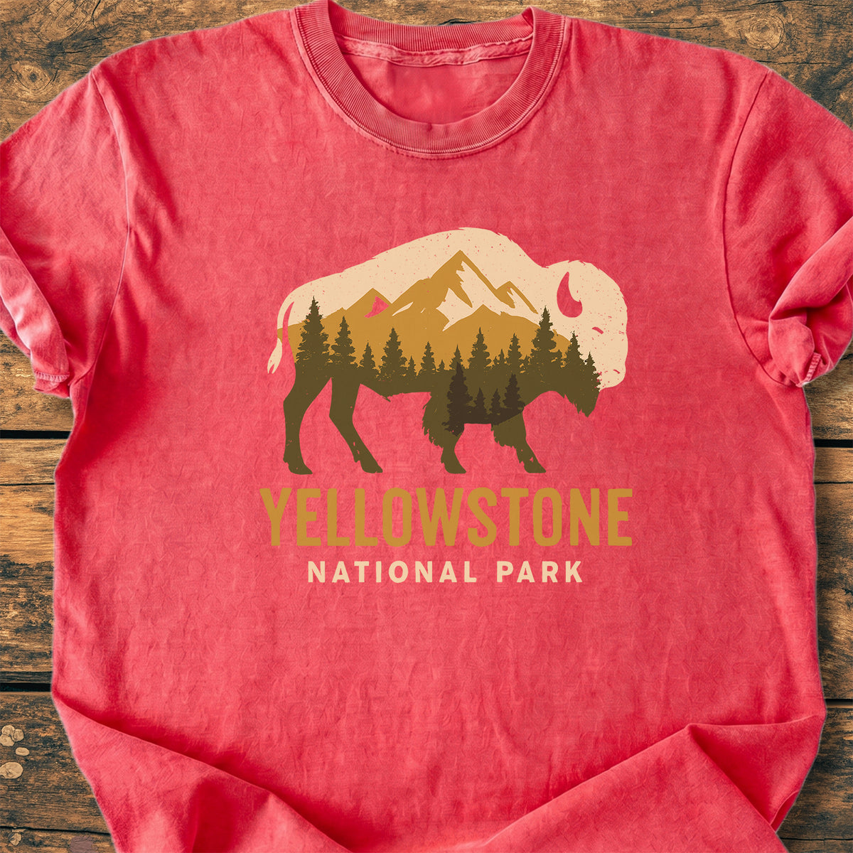 Yellowstone Bison - Premium Vintage Tee