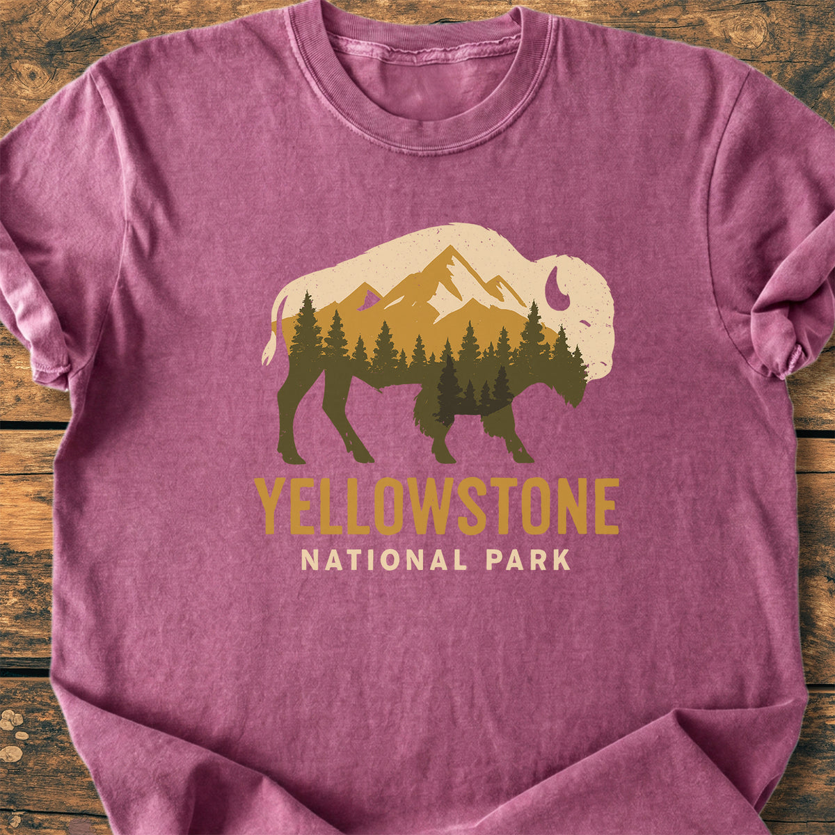 Yellowstone Bison - Premium Vintage Tee