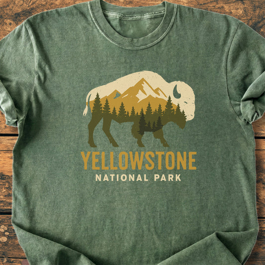 Yellowstone Bison - Premium Vintage Tee