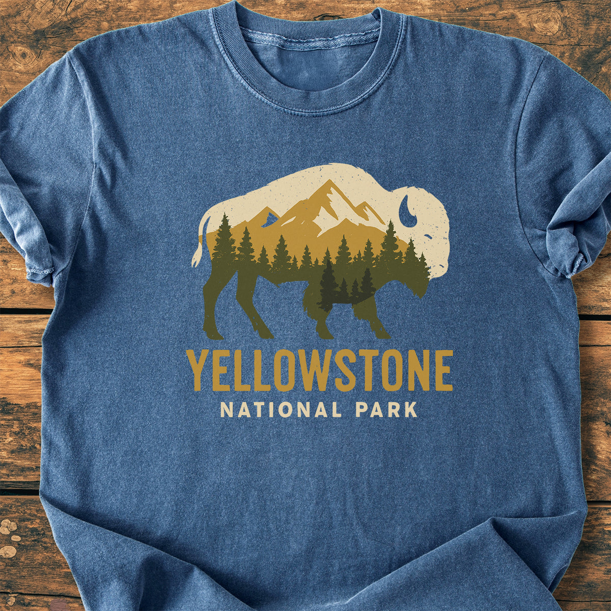 Yellowstone Bison - Premium Vintage Tee