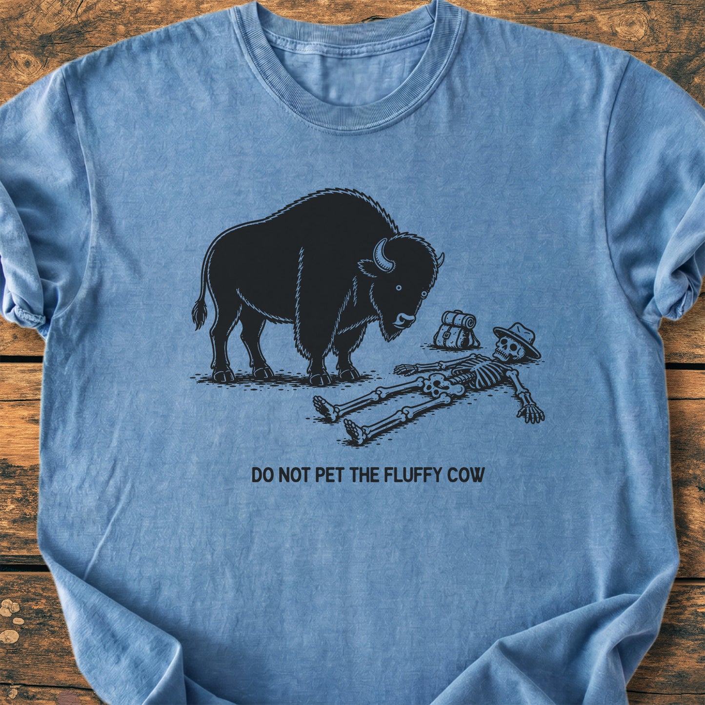 Do Not Pet The Fluffy Cow - Premium Vintage Tee