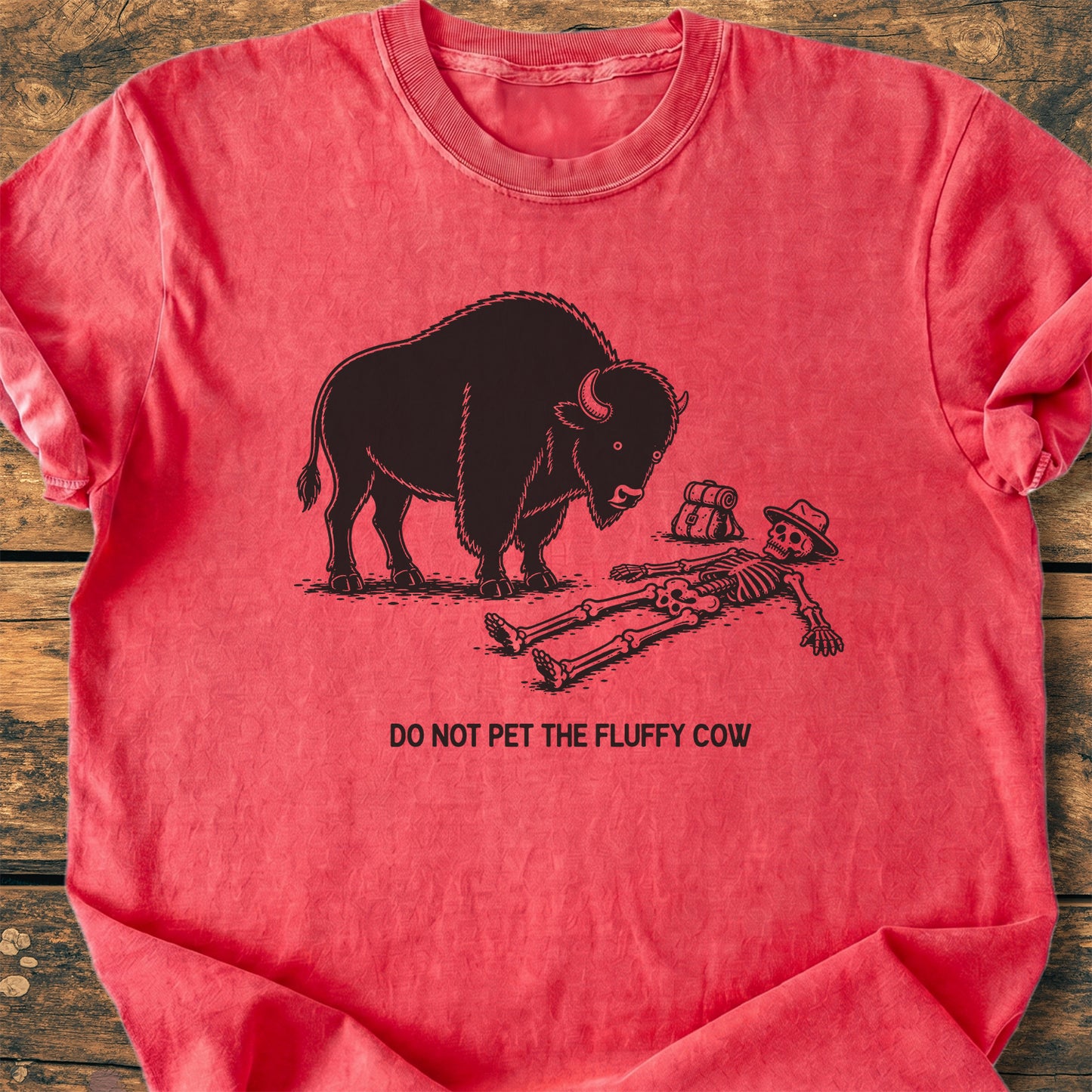 Do Not Pet The Fluffy Cow - Premium Vintage Tee