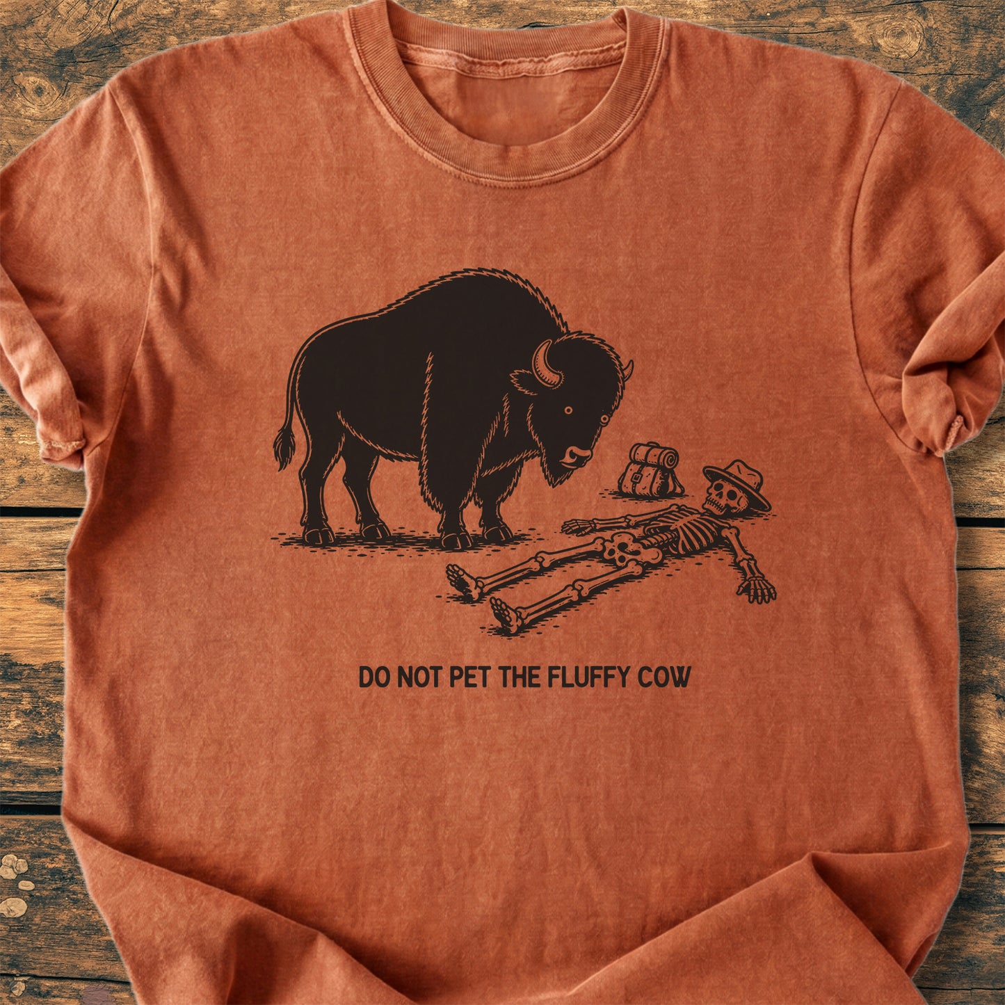 Do Not Pet The Fluffy Cow - Premium Vintage Tee