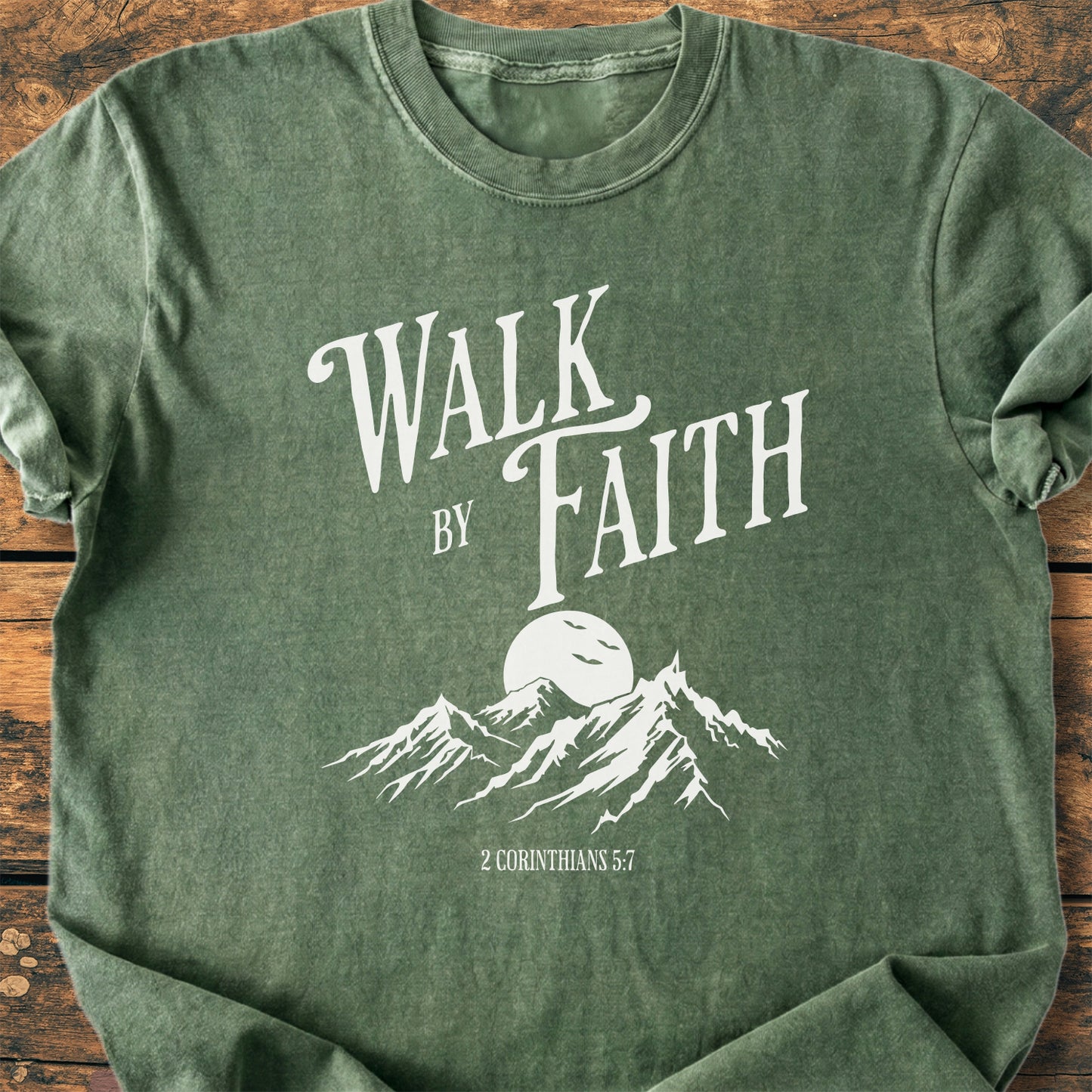 Walk By Faith - Premium Vintage Tee