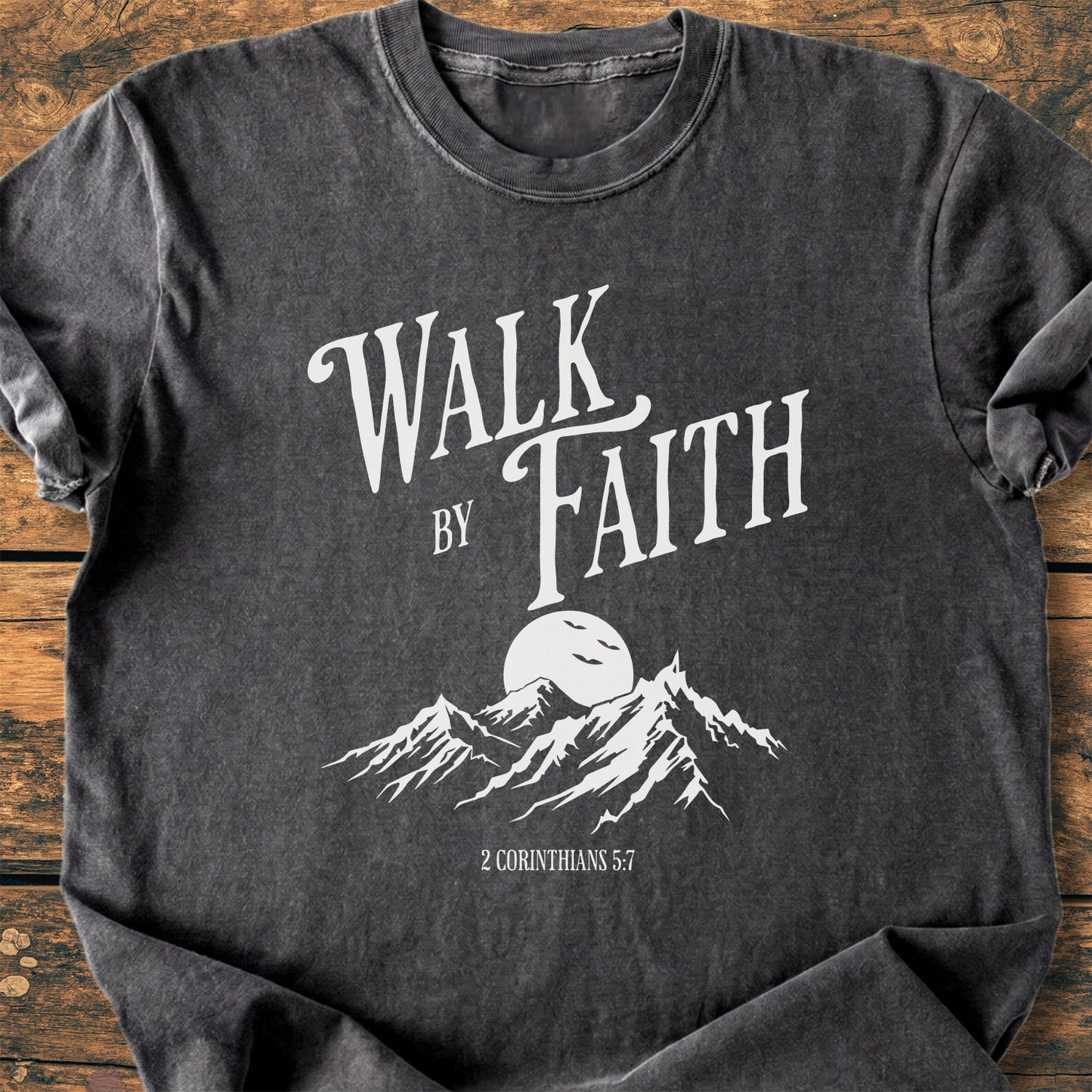 Walk By Faith - Premium Vintage Tee
