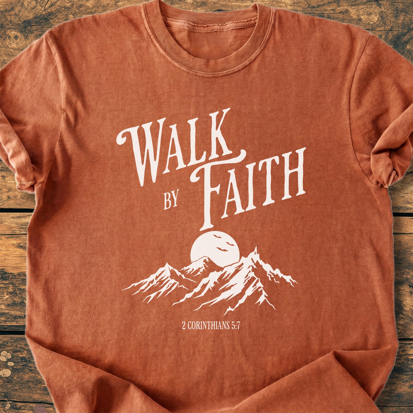 Walk By Faith - Premium Vintage Tee