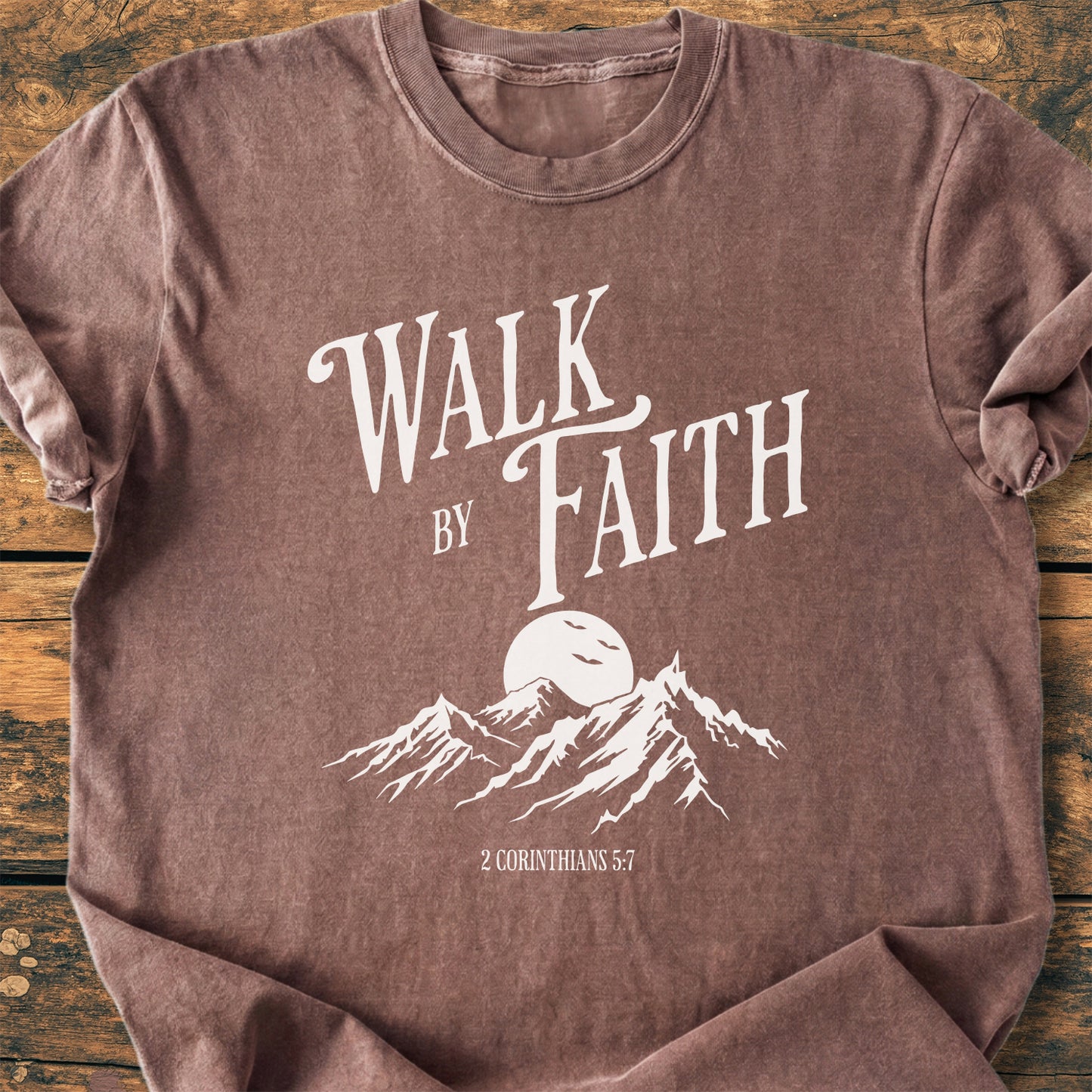 Walk By Faith - Premium Vintage Tee