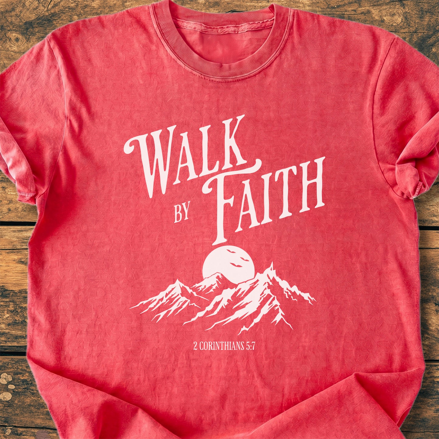 Walk By Faith - Premium Vintage Tee