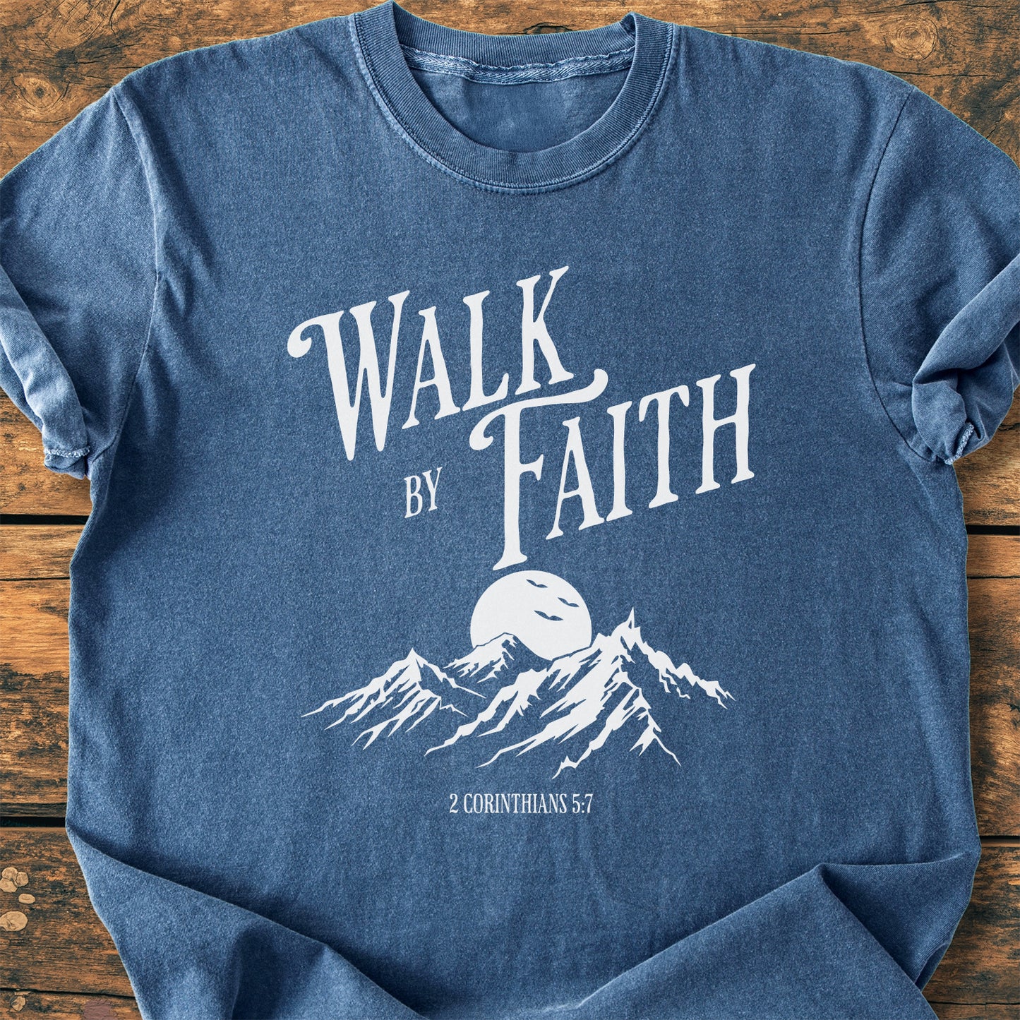 Walk By Faith - Premium Vintage Tee