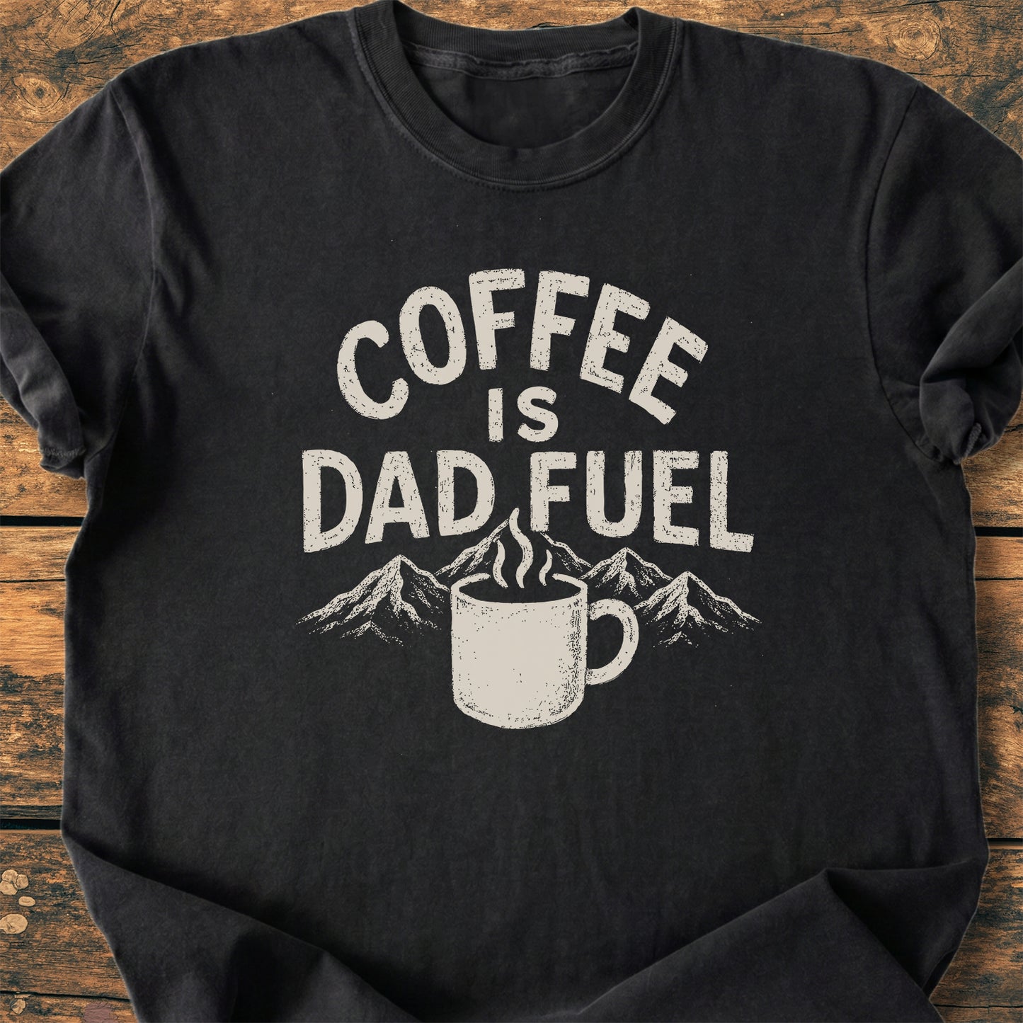 Coffee Is Dad Fuel - Premium Vintage Tee